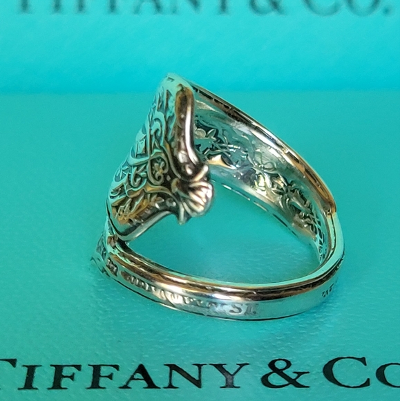 1872 Tiffany & Company Persian Spoon Ring in Sterling Silver #92 - Picture 5 of 13